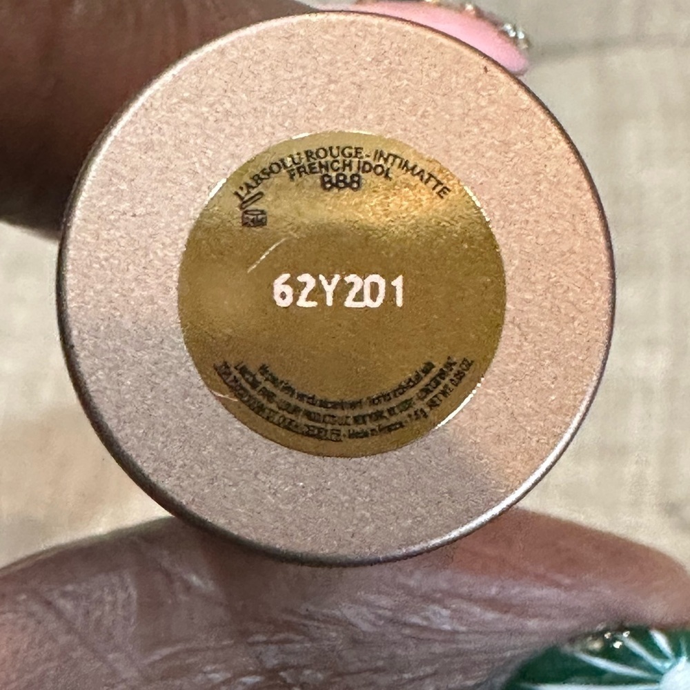 Lancôme L’Absolu Rouge Intimatte 888 French Idol - Travel Size NIB .05oz - Picture 6 of 7